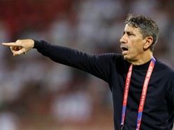 Rashid Jaber merupakan pelatih Oman. Dia bertugas sejak 2022. (Foto: AFP/HAITHAM AL-SHUKAIRI)