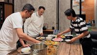 Momen Komika Yono Bakrie Makan Bareng Raffi Ahmad dan Boiyen