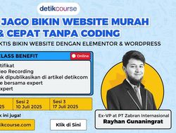 2 Hari Lagi! Ikut Kelas Bikin Website Tanpa Coding dari Nol Bareng Expert Profesional