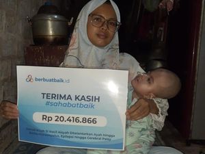 Dibantu Sahabat Baik, Aisyah Terus Berjuang Lawan Kejang