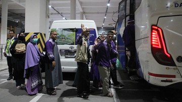 442 Jemaah Haji Teror Bom Saudia Airlines Fiktif Tiba di Depok Sore Ini