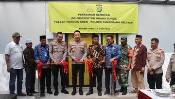 Kapolres Tangsel Resmikan Polsubsektor, Harap Semakin Aman dan Tertib