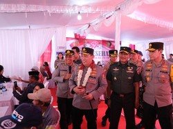 Kapolri Cek Bakti Kesehatan Polres Jembrana
