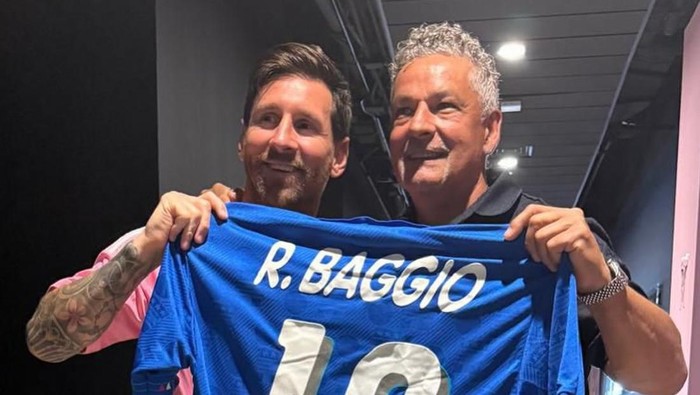 Lionel Messi, Roberto Baggio