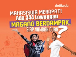 Infografis: Ada 344 Lowongan Magang Berdampak Nih, Mahasiswa Merapat!