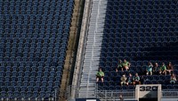 Ada 48.863 kursi kosong di laga Chelsea vs LAFC, 36.225 kursi kosong di laga Sounders vs Botafogo, dan 38.589 kursi kosong di laga Sounders vs Botafogo (Reuters)