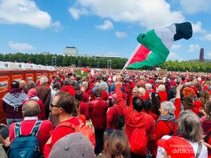 Aksi Diaspora Ikut Bela Palestina di Negeri Kincir