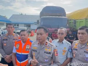Korlantas Polri Temukan Banyak Truk Overdimensi-Overload di Maros