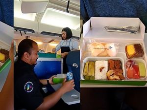 Video: Santap Menu Makanan di Pesawat Kepresidenan, Gimana Rasanya? Video: Santap Menu Makanan di Pesawat Kepresidenan, Gimana Rasanya?