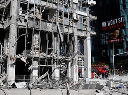 Video Rudal Iran Hantam Gedung Tingkat Israel, 25 Orang Terluka