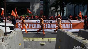 Aksi Buruh Desak Perang Iran Israel Dihentikan