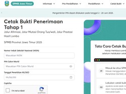 Cara Cetak Bukti Penerimaan Lolos SPMB Jatim Tahap 1 2025