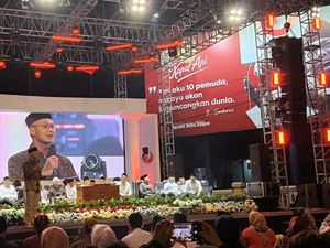 Ganjar Sampaikan Sambutan Megawati di Haul Ke-55 Bung Karno Ganjar Sampaikan Sambutan Megawati di Haul Ke-55 Bung Karno