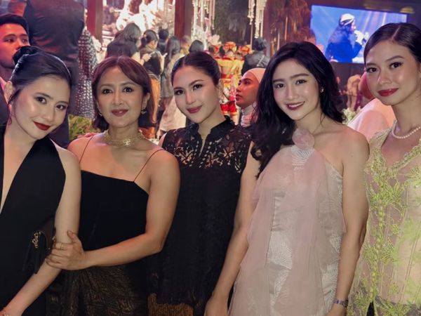 8 Gaya Artis di Acara Ngunduh Mantu Al Ghazali, Kebaya Mahalini Curi Atensi