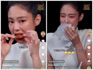 Jennie BLACKPINK Tersiksa Makan Chicken Wings Pedas, Sampai Bergetar! Jennie BLACKPINK Tersiksa Makan Chicken Wings Pedas, Sampai Bergetar!
