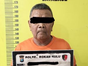 Tim Raga Polres Rohul Tangkap Kakek Bejat yang Cabuli ABG Anak Tetangga