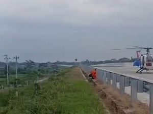 Viral Helikopter Turun ke Jalan Tol di Ngawen Klaten, Begini Faktanya