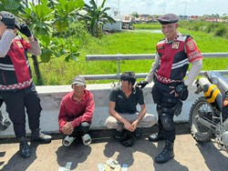 Dua Terduga Pelaku Pungli di Pintu Keluar Tol Keramasan Ditangkap