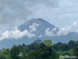 Gunung Semeru Erupsi 10 Kali Hari Ini, Semburan Abu Tertinggi 1,2 Km