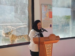 Titiek Soeharto Namai 2 Anak Harimau Langka dari Sumatera Rizky dan Lestari