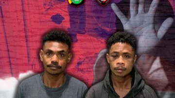 Tampang 2 Pelaku yang Cabuli dan Bacok Adik Bahar bin Smith