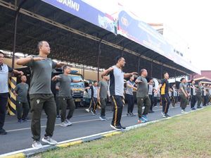 Perkuat Sinergi, Polisi-TNI Olahraga Bersama di Mojokerto Perkuat Sinergi, Polisi-TNI Olahraga Bersama di Mojokerto