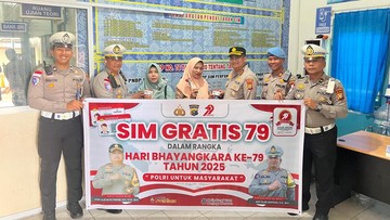 Asyik! Polres Meranti Beri SIM Gratis Warga yang Lahir di Tanggal Ini