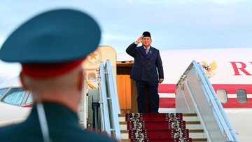 Akhiri Lawatan di Rusia, Prabowo Kembali Bertolak ke Tanah Air