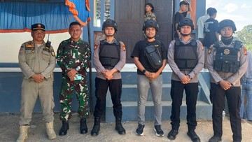 Tim Raga Polres Kuansing Patroli Amankan Pacu Jalur di Hulu Kuantan