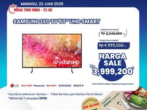 Beli TV di Transmart Full Day Sale, Diskonnya Nyaris Rp 3 Juta!