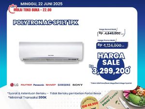 Serbu! AC 1 PK di Transmart Full Day Sale Diskon Rp 1,2 Juta