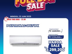 Bebas Gerah Pakai AC Split 1 PK, Ada Diskon di Transmart Full Day Sale