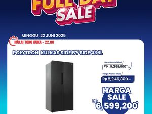 Kulkas 436L Hemat Gede di Transmart Full Day Sale, Yuk Dibeli! Kulkas 436L Hemat Gede di Transmart Full Day Sale, Yuk Dibeli!