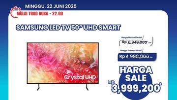 Wow! Smart LED TV 50 UHD Diskon Rp 2,9 Juta di Transmart Full Day Sale
