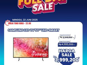 Wow! Smart LED TV 50 UHD Diskon Rp 2,9 Juta di Transmart Full Day Sale