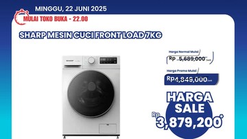 Mesin Cuci Front Load Murah Ada di Transmart Full Day Sale!
