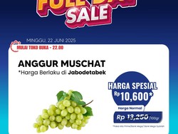 Harga Anggur Murah Meriah Cuma di Transmart Full Day Sale Besok