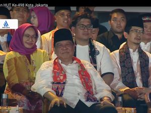 CT Hadiri Puncak Perayaan HUT ke-498 Jakarta di Lapangan Banteng