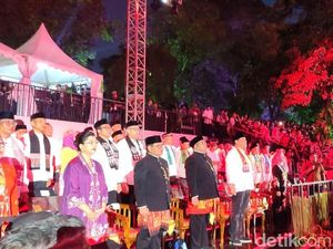 Semarak! Malam Puncak HUT Jakarta ke-489 di Lapangan Banteng