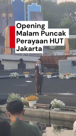 Video: Katakan Saja Adikara Buka Malam Puncak Perayaan HUT ke-498 Kota Jakarta