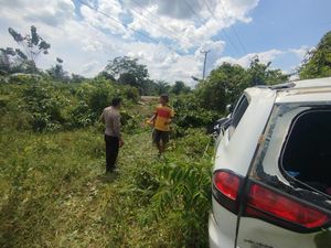 Mobil Pajero di Muratara Terguling, Satu Penumpang Tak Sadarkan Diri Mobil Pajero di Muratara Terguling, Satu Penumpang Tak Sadarkan Diri