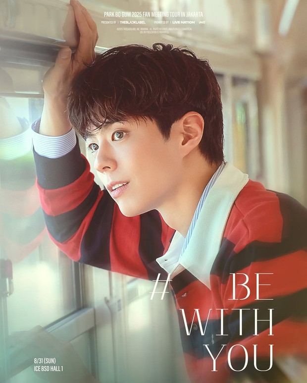 Potret poster fanmeeting Park Bo Gum 'Be With You'