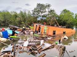 8 Rumah di Luwu Rusak Diterjang Angin Puting Beliung, 6 Orang Luka