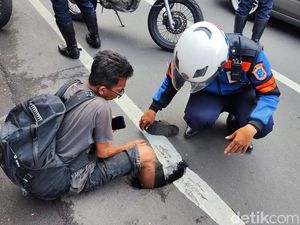 Lubang Drainase di Jalan Gubernur Suryo Surabaya Makan Korban Lubang Drainase di Jalan Gubernur Suryo Surabaya Makan Korban