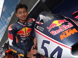 Veda Ega Rider Gunungkidul Bidik Podium Junior GP Usai Juara di Rookies Cup