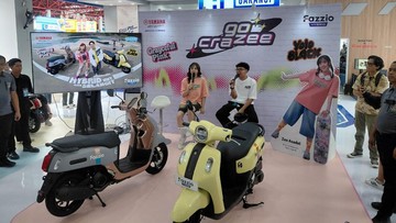 Imut Banget! Yamaha Fazzio Hybrid Tampil Makin Nyentrik dengan Warna Baru