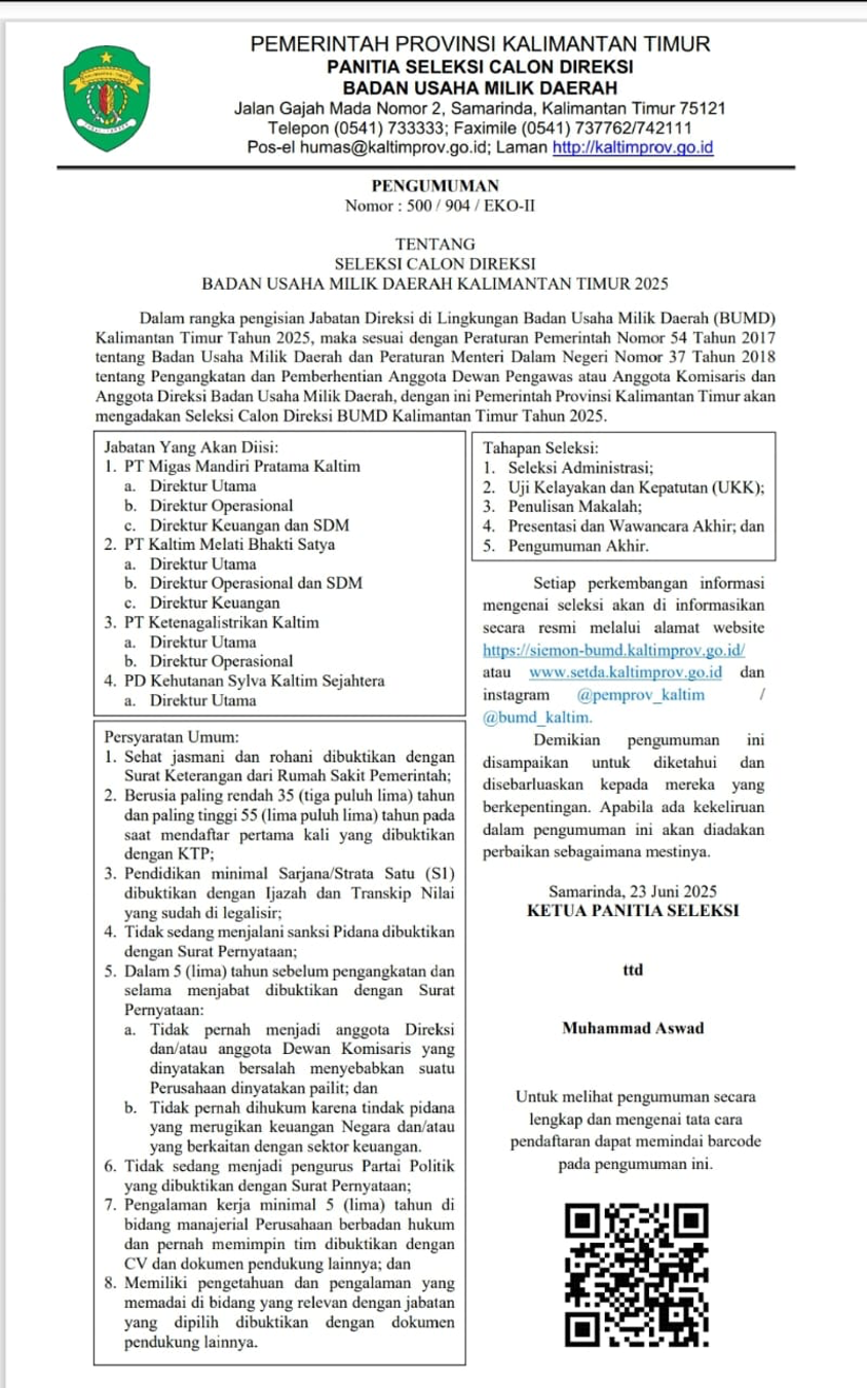 adv pemkab kaltim