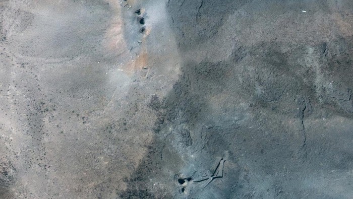 A combination picture shows satellite images over Fordow underground complex, before and after the U.S. struck the underground nuclear facility, near Qom, Iran, June 20, 2025 (L) and June 22, 2025. MAXAR TECHNOLOGIES/Handout via REUTERSTHIS IMAGE HAS BEEN SUPPLIED BY A THIRD PARTY. NO RESALES. NO ARCHIVES. MANDATORY CREDIT. DO NOT OBSCURE LOGO.