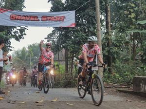 Nggravel Blitar 2025, Gowes Lereng Kelud Warnai HUT Bhayangkara