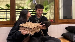 Beda! Keisya Levronka Beri Kejutan Ultah Nyoman Paul dengan 2 Karton Telur-Ayam